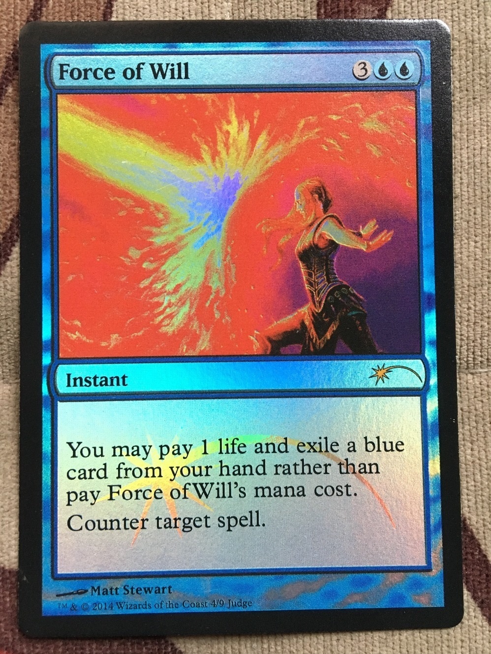 Foil Force of Will - MtgProxy