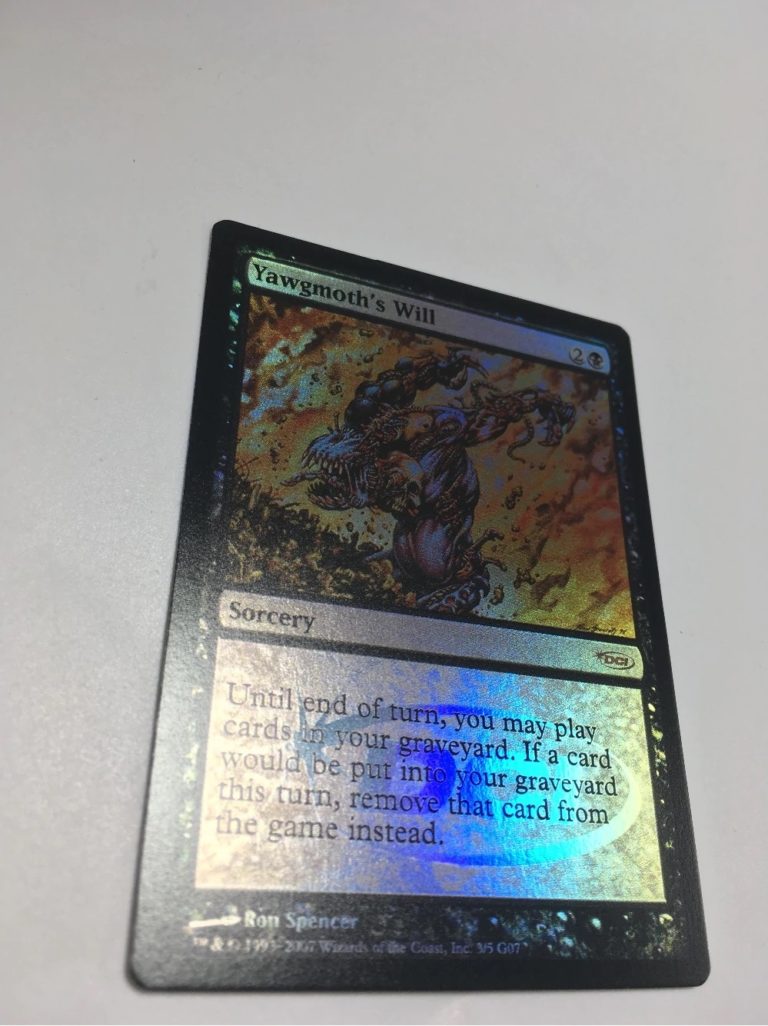 Foil Yawgmoth's Will - MtgProxy